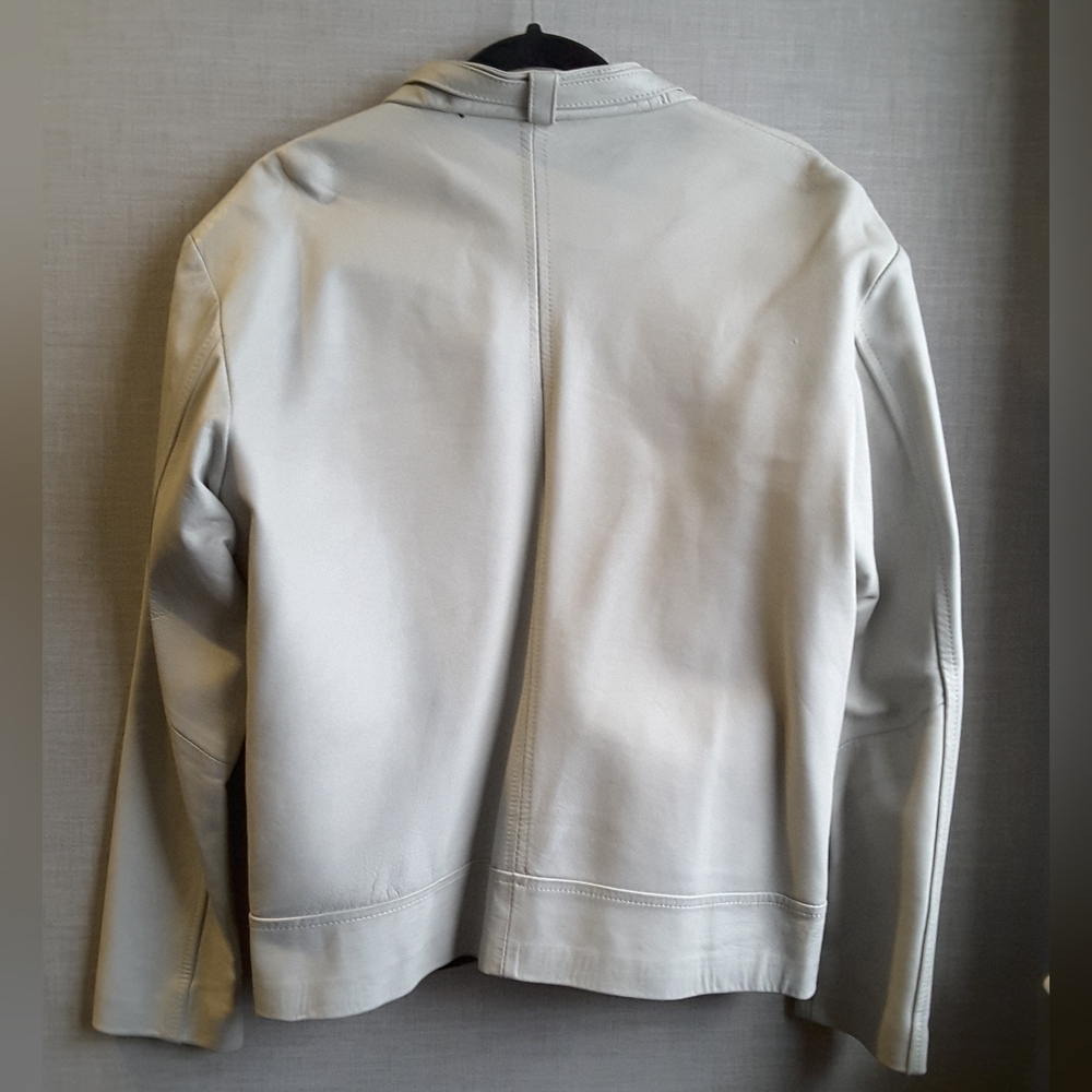 Gray Leather Jacket - image 2